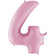 Number 4 - Pink 40″ Balloon