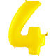 Number 4 - Yellow 40″ Balloon