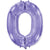 Number 0 - Lilac Purple 42″ Balloon
