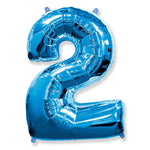Number 2 - Blue 42" Foil