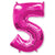 Number 5 - Fuchsia 42″ Balloon