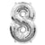 Number 8 - Silver 42″ Balloon