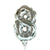 Self-inflating Number 8 - Silver 7″ Balloon