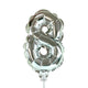 Self-inflating Number 8 - Silver 7″ Balloon