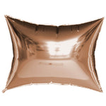 Rectangular Pillow Panel - Rose Gold 32″ Balloon