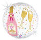 Party Time Champagne Holographic 18″ Balloon