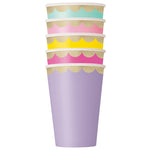 Pastel Gingham Paper Cups by Unique from Instaballoons