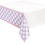 Pastel Gingham Tablecover by Unique from Instaballoons