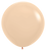 Pastel Matte Malibu Peach 24″ Latex Balloons by Sempertex from Instaballoons