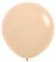 Pastel Matte Malibu Peach 24″ Latex Balloons (10 count)