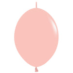 Pastel Matte Melon Link-O-Loon 12″ Latex Balloons by Sempertex from Instaballoons