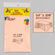 Peach Heavy Duty Plastic Tablecover