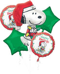 Peanuts Happy Holidays Bouquet Foil Balloon by Anagram from Instaballoons