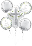 Pearl First Communion Foil Balloon by Anagram from Instaballoons