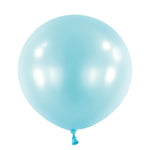 Pearl Pastel Blue 24″ Latex Balloons by Anagram from Instaballoons