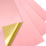 Pink and Gold Reversible Floral Wrap by Creative Ideas from Instaballoons