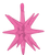 Pink Magic Star Small 20″ Foil Balloon by Anagram from Instaballoons