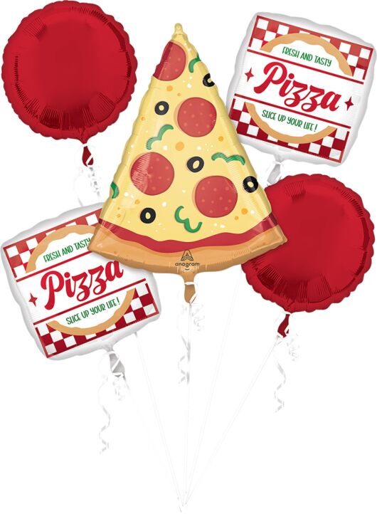 Pizza Party Balloon Bouquet – instaballoons Wholesale