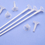 Micro Balloon Sticks - White (100 Pk) 12″ (cups not included)