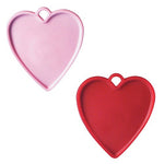 8 Gram Balloon Heart Weights - Red & Pink (100 count)