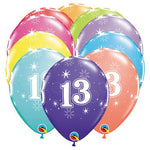 13-a-round 11″ Latex Balloons (6 count)