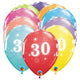 30-a-round 11″ Latex Balloons (6 count)