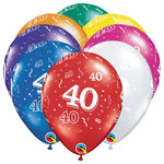 40-a-round - Jewel Assortment 11″ Latex Balloons (50 count)