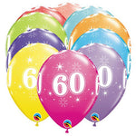 60-a-round 11″ Latex Balloons (6 count)