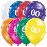 60-a-round - Jewel Assortment 11″ Latex Balloons (50 count)