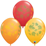 Autumn Leaves 11″ Latex Balloons (6 count)