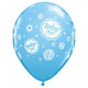 Baby Boy Dots - Pale Blue 11″ Latex Balloons (50 count)