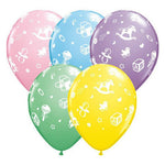 Baby's Nursery - Pastel Assortment 11″ Latex Balloons (50 count)