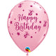 Birthday Ballerina Slippers 11″ Latex Balloons (6 count)