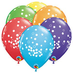 Confetti Dots 11″ Latex Balloons (50 count)