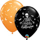 Happy Halloween Skeleton 11″ Latex Balloons (6 count)