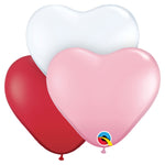 Hearts - Sweetheart Assortment 11″ Latex Balloons (6 count)