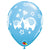 It's A Boy Elephants - Pale Blue 11″ Latex Balloons (6 count)