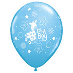 It's A Boy Soft Giraffe 11″ Latex Balloons (50 count)
