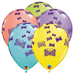 Patterned Butterflies Rising 11″ Latex Balloons (50 count)
