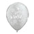 Silver New Year's Swirling Stars 11″ Latex Balloons (6 count)