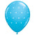 Small Polka Dots - Robin's Egg Blue 11″ Latex Balloons (6 count)