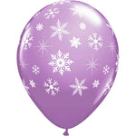 Snowflakes-a-round - Spring Lilac 11″ Latex Balloons (6 count)