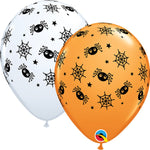 Spiders Webs & Stars 11″ Latex Balloons (6 count)