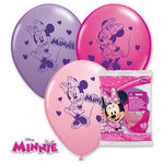 Minnie Mouse 12″ Latex Balloons (6 count)