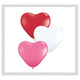 Hearts - Love Assortment 15″ Latex Balloons (5 count)