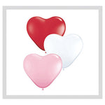 Hearts - Sweetheart Assortment 15″ Latex Balloons (5 count)