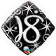 18 Elegant Sparkles & Swirls 18" Foil