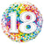 18 Rainbow Confetti 18″ Balloon