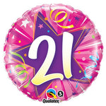 21 Shining Star - Hot Pink 18″ Balloon