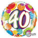 40 Big Dots & Glitz 18" Foil